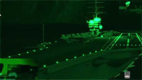 FSX VRS Superbug night trap cockpit then carrier view 2020 08 16 #FSX #VRS #Superbug #FA18E