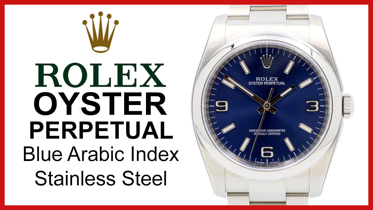 rolex oyster perpetual 36 blue review