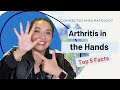 Arthritis in the handstop 5 facts to know when you have hand arthritis