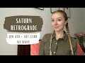 SATURN RETROGRADE - All Signs - June 4th 2022