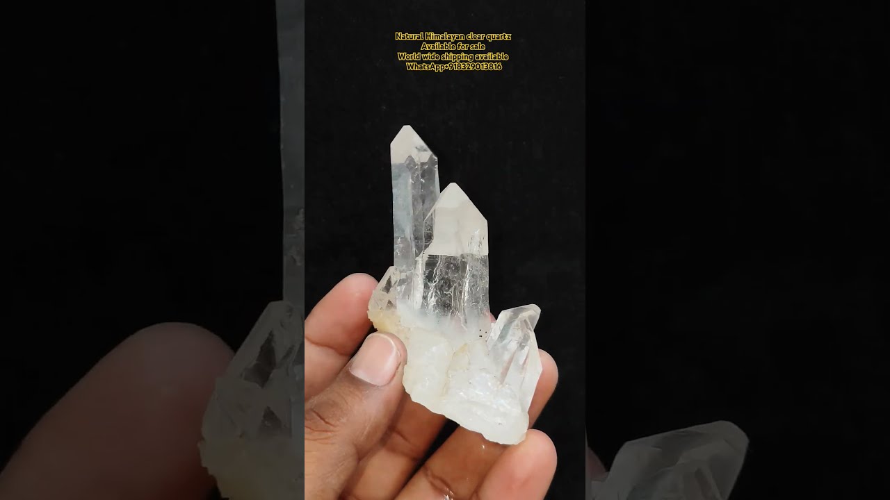 NATURAL HIMALAYAN CLEAR QUARTZ AVAILABLE WORLD WIDE SHIPPING Himalayanquartz Zeolite Crystals