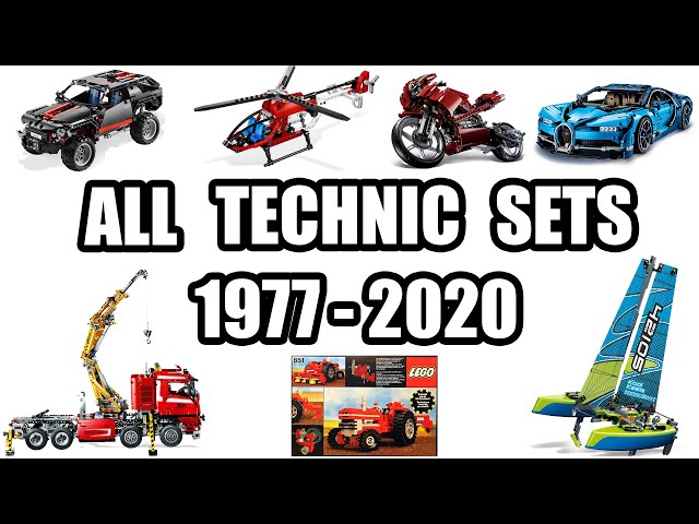 ALL LEGO TECHNIC SETS 1977 - 2020 (LEGO HISTORY) YouTube