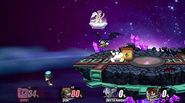 SUPER SMASH FLASH - KIRBY VS LEVEL 9 META FOX AND PIT!