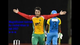 Magnificient hatrick by rashid khan in cpl 2017