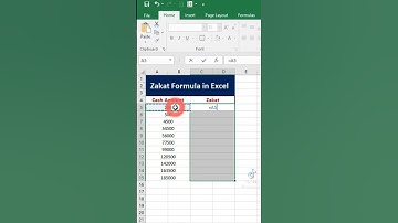 zakat farmula in excel sheet | zakat on momey #yt #ytshort #share #sarimofficial
