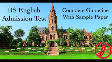 BS English Admission Test in GCU Lahore | Sample Test | Guidelines to Solve the Admission Test