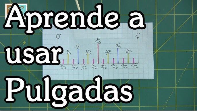 Como usar la cinta de medir en pulgadas y centímetros 