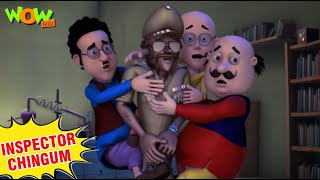 inspector motu patlu kiya khatma hindi cartoon inspector chingum spot