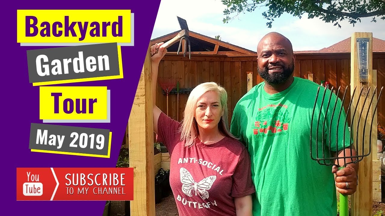BACKYARD GARDEN TOUR MAY 2019 YouTube