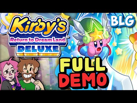 Lets Play Kirby's Return to Dreamland Deluxe FULL DEMO 