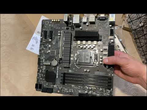 Распаковка материнской платы MSI B560M Pro-VDH Wi-Fi из Rozetka