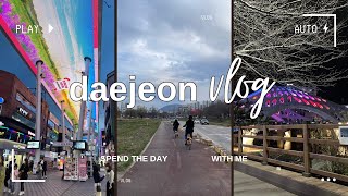 a day in daejeon vlog  hiking, thrifting, skyroad, exploring as an exchange student [ep 6]