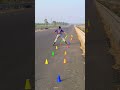 #youtubeshorts #skating cones stunt short video #youtubeshorts #inlineskate