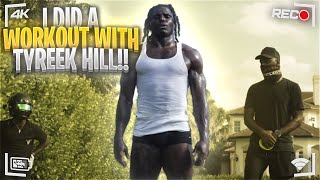 Tyreek Hill Took Me Through His Workout (Extremely Tired)