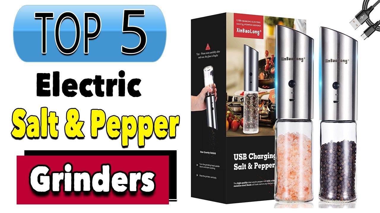 Best Rechargeable Electric Salt And Pepper Grinders YouTube
