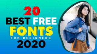 Best Free Fonts for Designers (2020) – 20 Free Fonts Of 2020