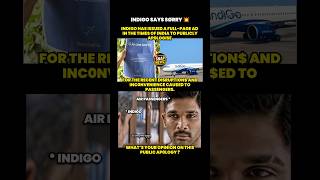 Airline apølogises with newspaper ad💥#indigo #airplane#passenger #airlines#advertising#snapnewzz#god