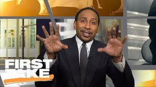 Stephen A. Smith's epic rant about Tony Romo's jab at Deion Sanders | First Take | ESPN
