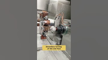 How to Machine a 50x50 Large Square Billet in One Setup on DS-6146SY CNC Lathe. #cnc #smartlathe