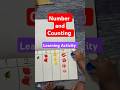 Number and counting learning activity | Diy Counting Learning Activity. #shorts #numberlearning
