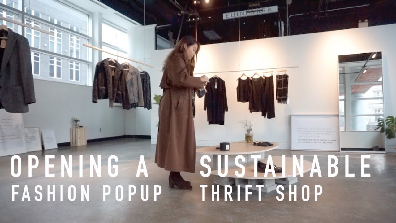 I opened a sustainable fashion popup/thrift shop 