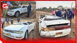 Video Mke Na Mume Wapata Ajali Mbaya Tabora - Gari Laacha Njia Na Kupinduka...