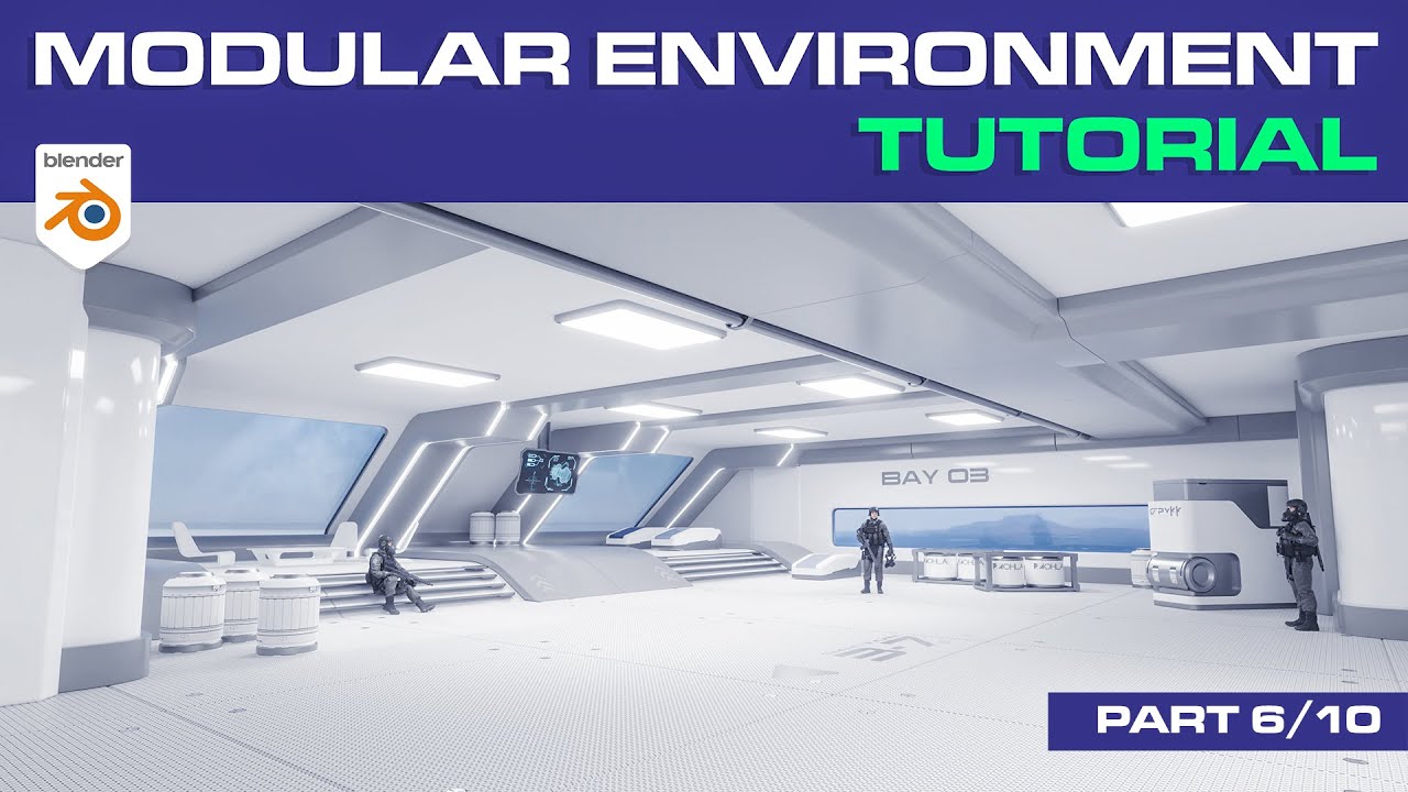 Blender TUTORIAL Modular Environment (trim panels) YouTube