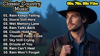The Rain Still Remembers Our Goodbye | Rain Won’t Forget | Classic Country Oldies 60s 70s 80s