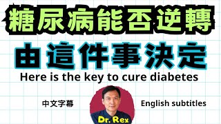 什麼情況下糖尿病可以逆轉其實只有一種情況 How diabetes may be cured?