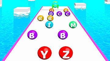 ABC Run - 2048 Alphabet Runner ! Levels Gameplay android,ios Part 93