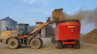 NDEco FS1000D Feed Mixer Wagon  Feedlot bunk Feeding