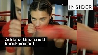 This Victoria’s Secret model could knock you out