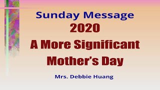 HarvestLA 20200510   2020 A More Meaningful Mother’s Day   1 Peter 4 7