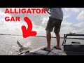 Alligator Gar Fishing In The Texas Bay! (Catch Clean Cook)