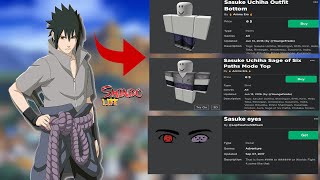 [UPDATE 100] How To Dress Up As *Sage Of Six Paths* Sasuke In Shindo Life
