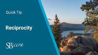 SBCERA Quick Tip - Reciprocity