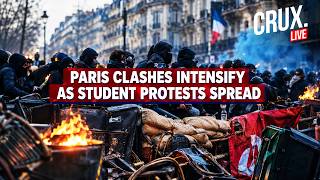 LIVE | Paris Clashes Escalate As Tear Gas Fired At Students Amid Spreading Protests Across France