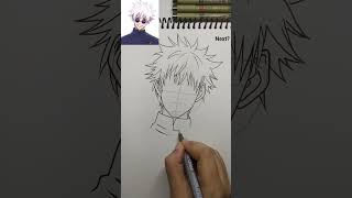 Celebrity how to draw satoru gojo #gojo #gojosatoru #jjk #jujutsukaisen #yuji #anime #viralvideo #shorts #art Profile