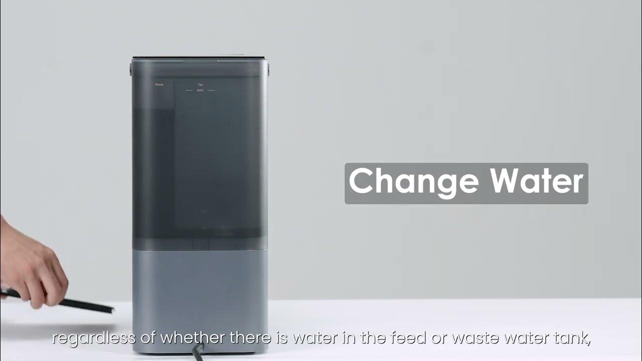 How to Change the Water inside Waterdrop A1? YouTube