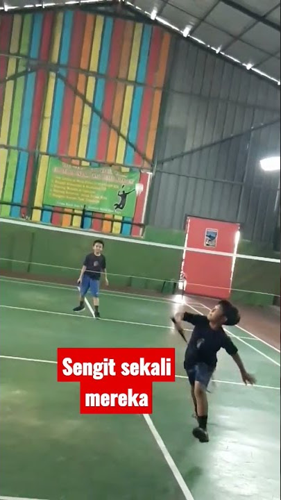 Aksi seru Anak - anak #badmintonindonesia #badminton #badmintonanak #pbsi