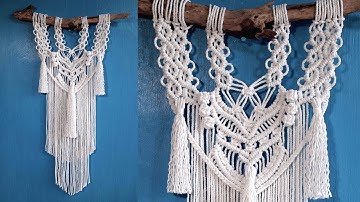 TIME LAPSE 💕 DIY Macrame Wall Hanging | Boho Style | Tutorial for beginners by LIT decor