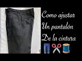 Como coser un pantalón de la cintura para ajustarlo✂️