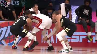 Jimmy Butler Fouled by Giannis, hits Winning FT's with 0secs Left! Heat vs Bucks Game 2