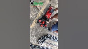 Máy uốn sắt thủy lực cầm tay UTL32 Nhật Bản - Sử dụng nắn thẳng sắt