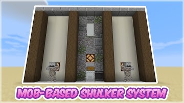 Mob-Based Shulker Box Storage System - Minecraft 1.13 Tutorial