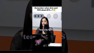 She joined kpop because of BTS now they noticed her 🥹✨ #bts #xin #aria #kpop #fyp #shorts