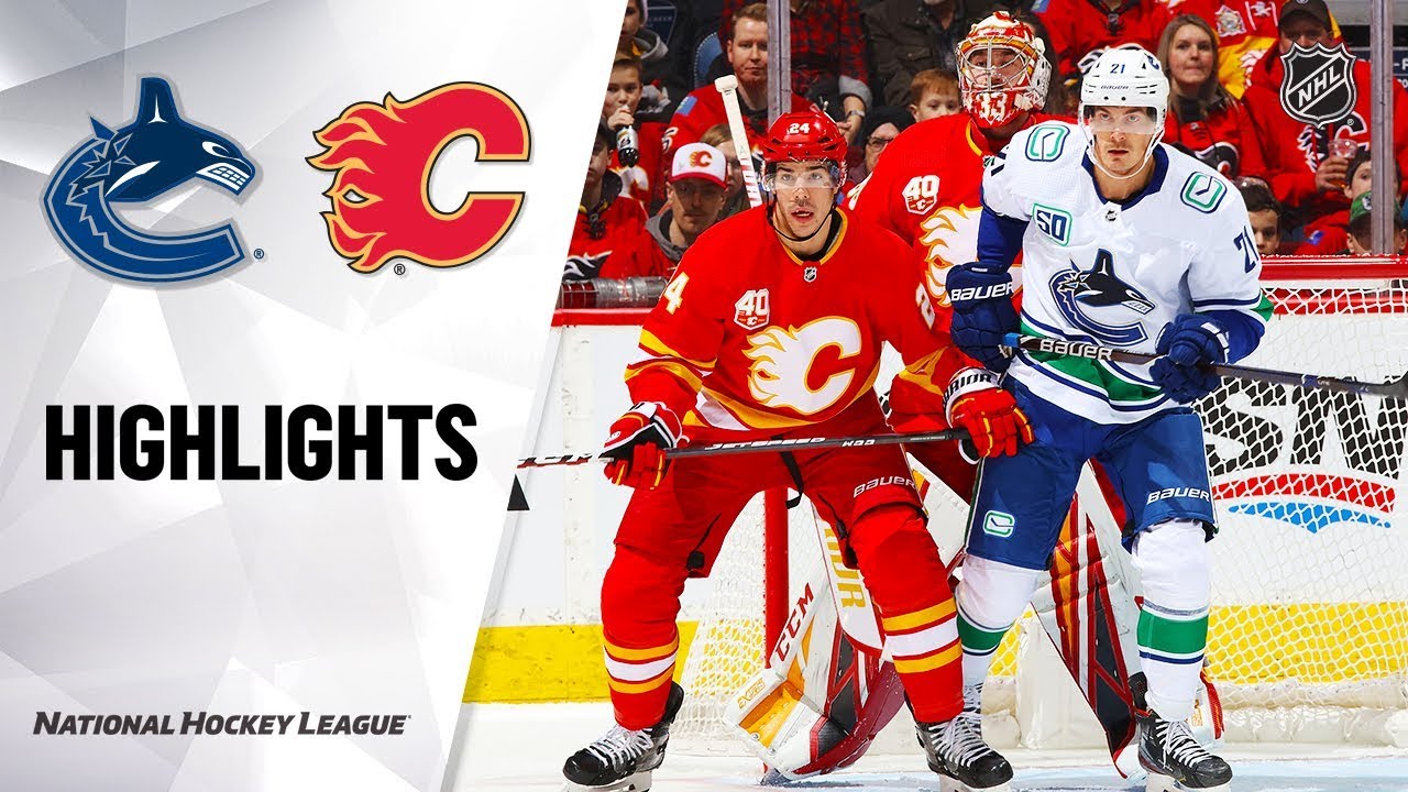 NHL Highlights | Canucks @ Flames 12/29 