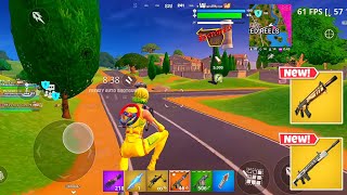 Samsung S23 Ultra 60 FPS Fortnite Mobile Gameplay *23 Elimination Squads Wins, Fortnite X Star Wars*