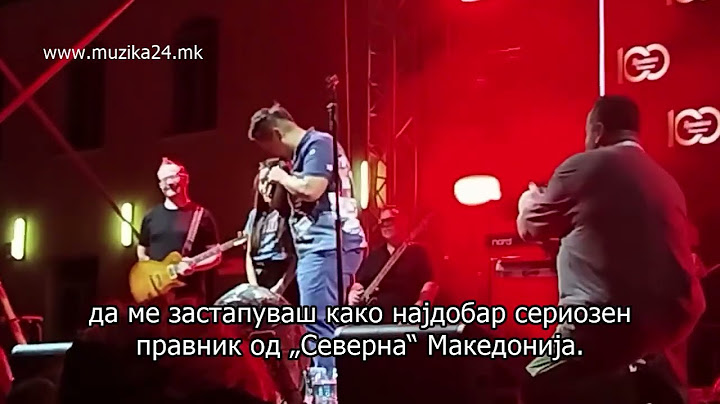 Marija Serifovic isvirkana na koncertot vo Prilep