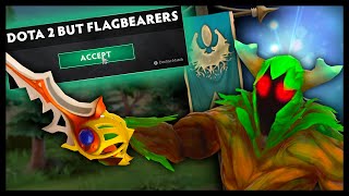 Dota 2 But Flagbearer Creeps Are Super OP